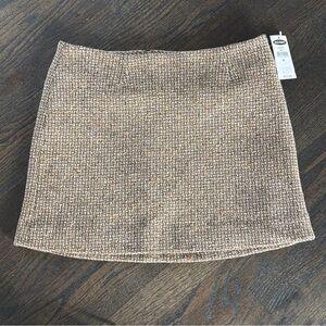 NWT Vintage Old Navy Collection Wool Mini Skirt Tweed Coquette Y2K 00s Sz 4 New